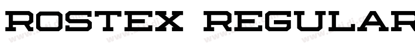 Rostex Regular字体转换 Rostex Regular字体转换